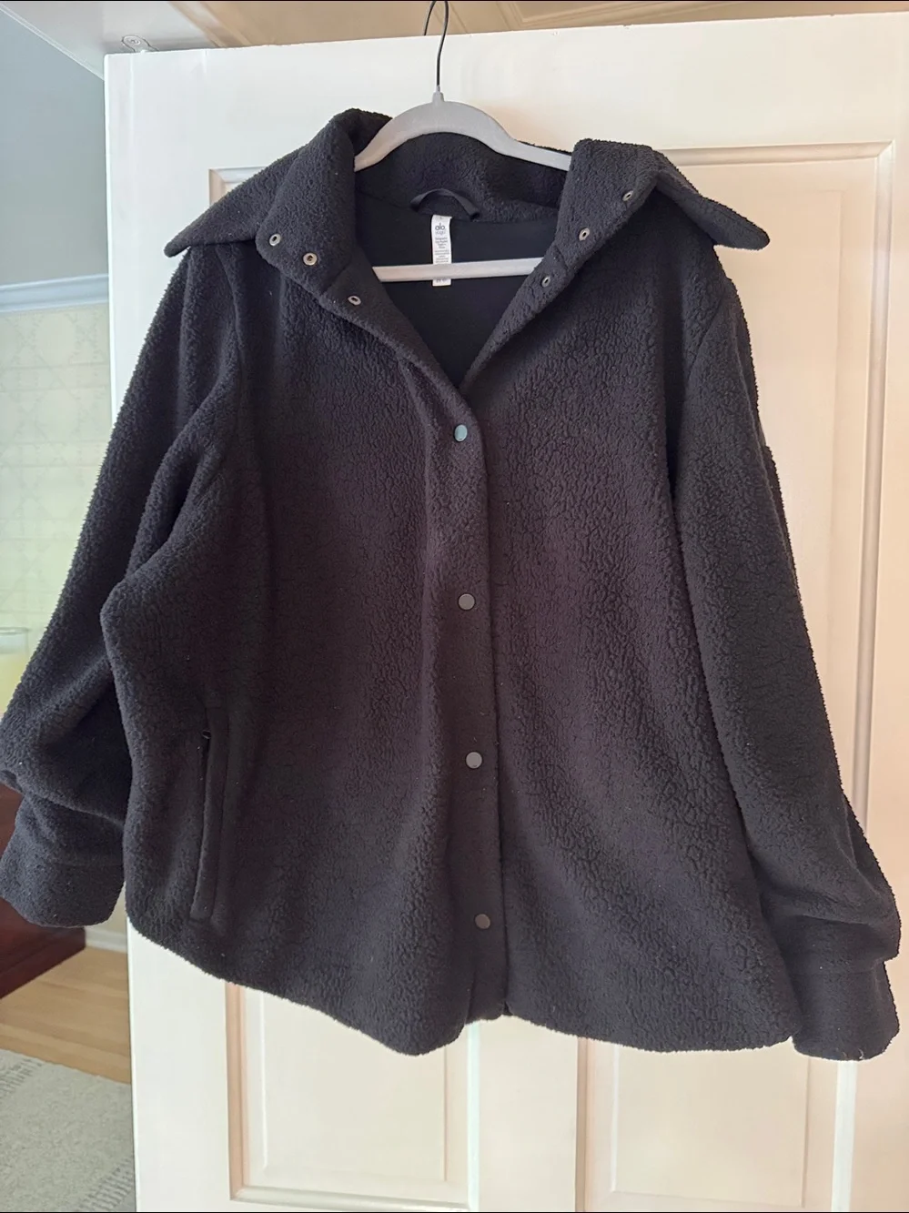 ALO Yoga Black Teddy Sherpa Jacket